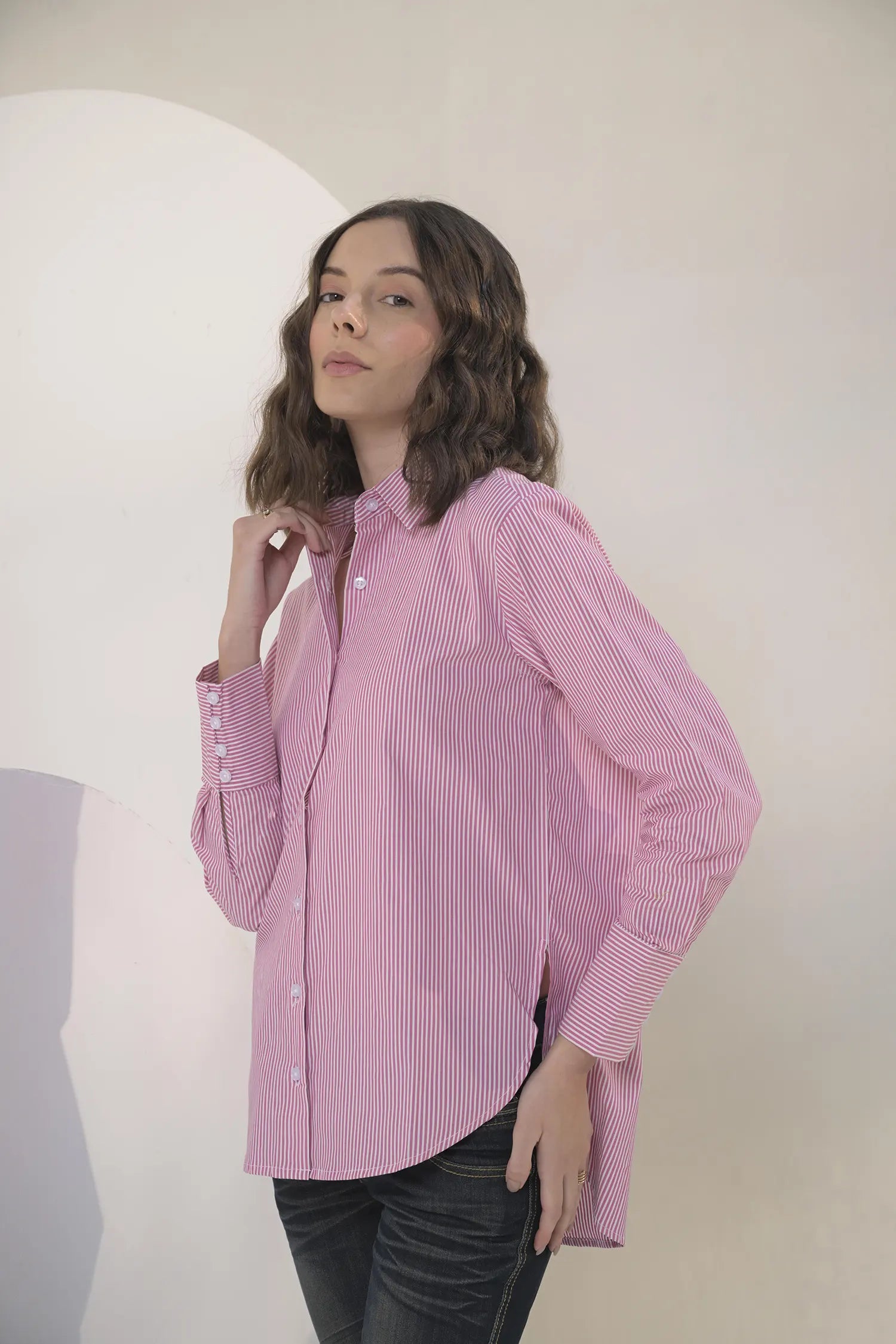 Basic Stripped Shirt - Muggnos