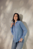 Checked Seersucker Shirt - Muggnos