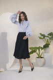 Oxford Shirt with Voluminous Sleeves - Muggnos