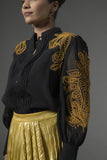Embroidered Cut Work Shirt - Muggnos