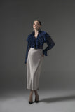 Semi-Sheer Ruffle Blouse - Muggnos